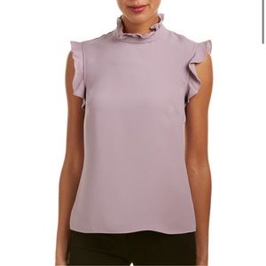 ALICE & TRIXIE SNAKESKIN PRINTED BLOUSE